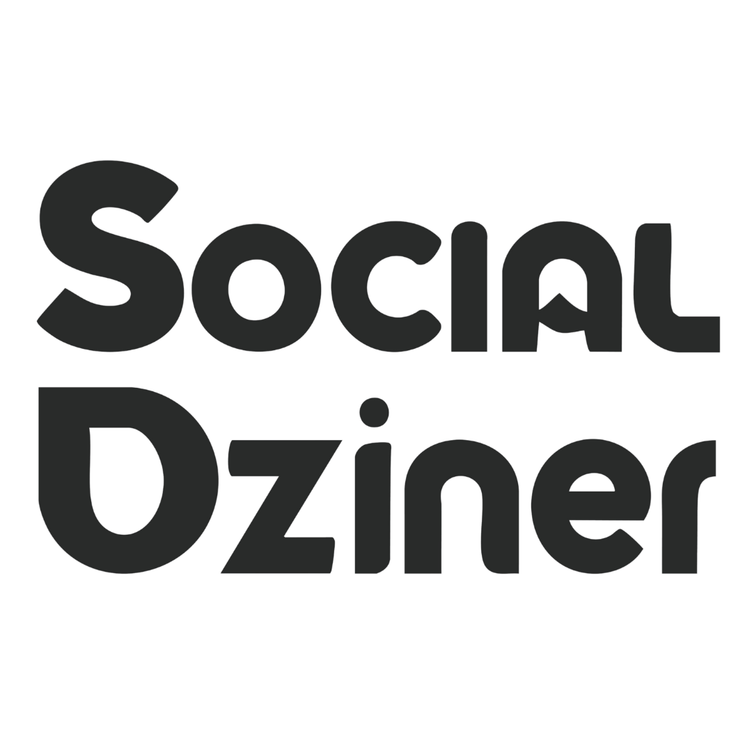 Social D'ziner Logo Black